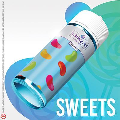 Lickquid Emotions E-Liquid - Sweets - Jelly Beans - 120 ml 2 mg