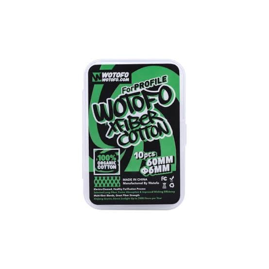 Wotofo Xfiber - 6mm - Thread Cotton - 10pcs