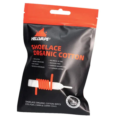 Hellvape Organic Shoelace Cotton - 40pcs/pack