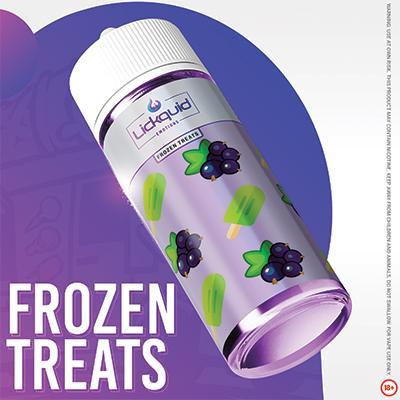 Lickquid Emotions E-Liquid - Frozen Treats - Blackcurrant Popsicle - 120 ml 2mg