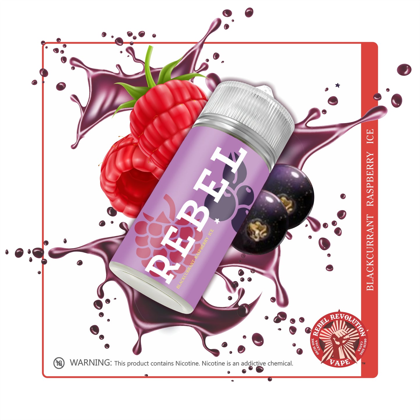 Rebel - Blackcurrant Raspberry Ice