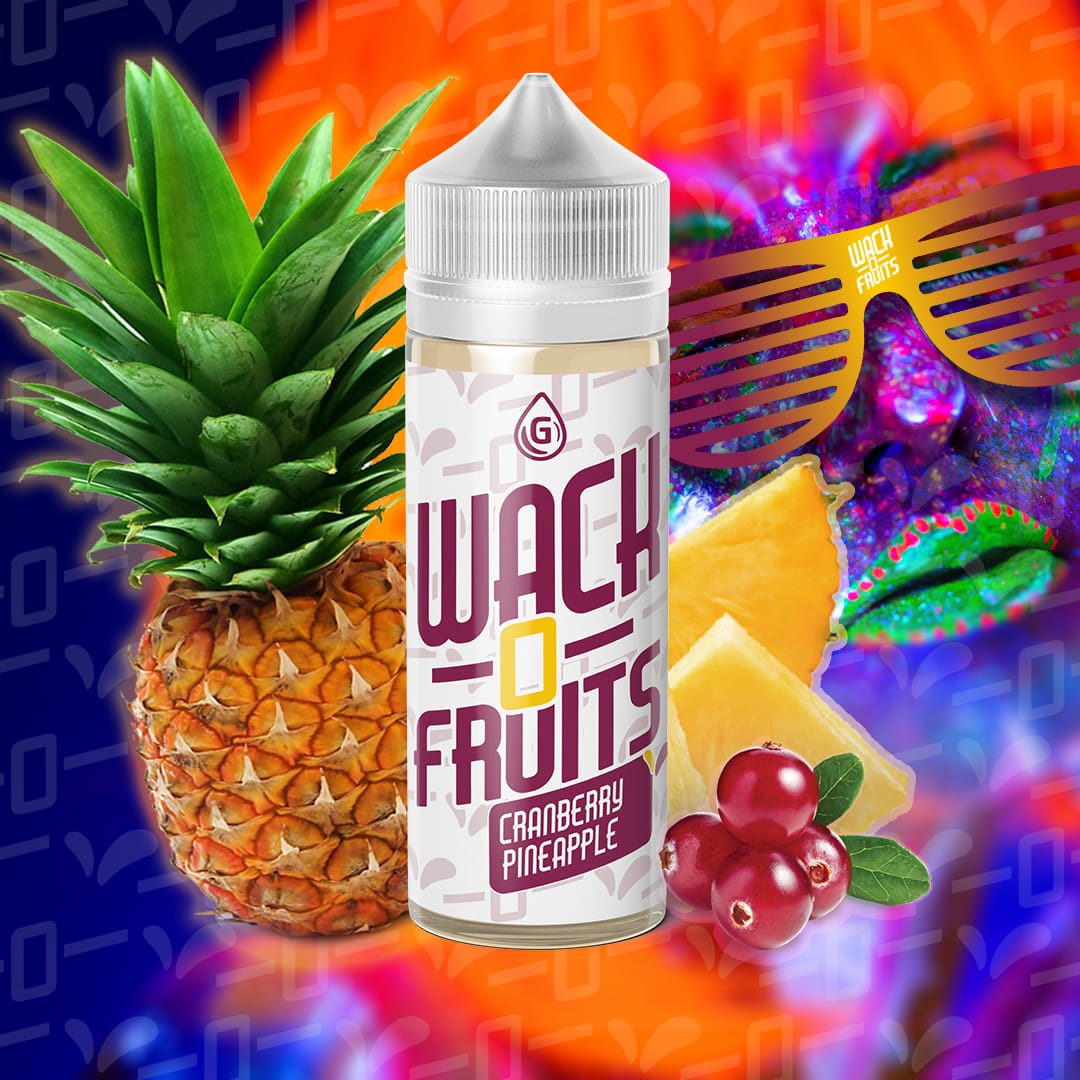 G-Drops - Wack-O-Fruits - Cranberry Pineapple - 120 ml 2mg